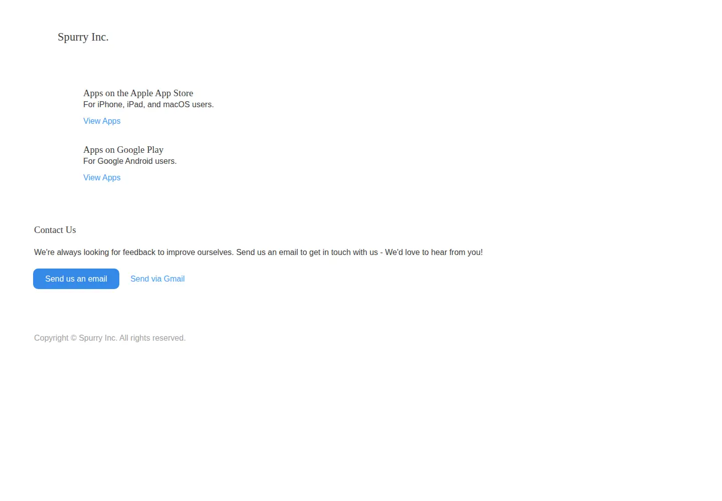 Screenshot of spurry.org