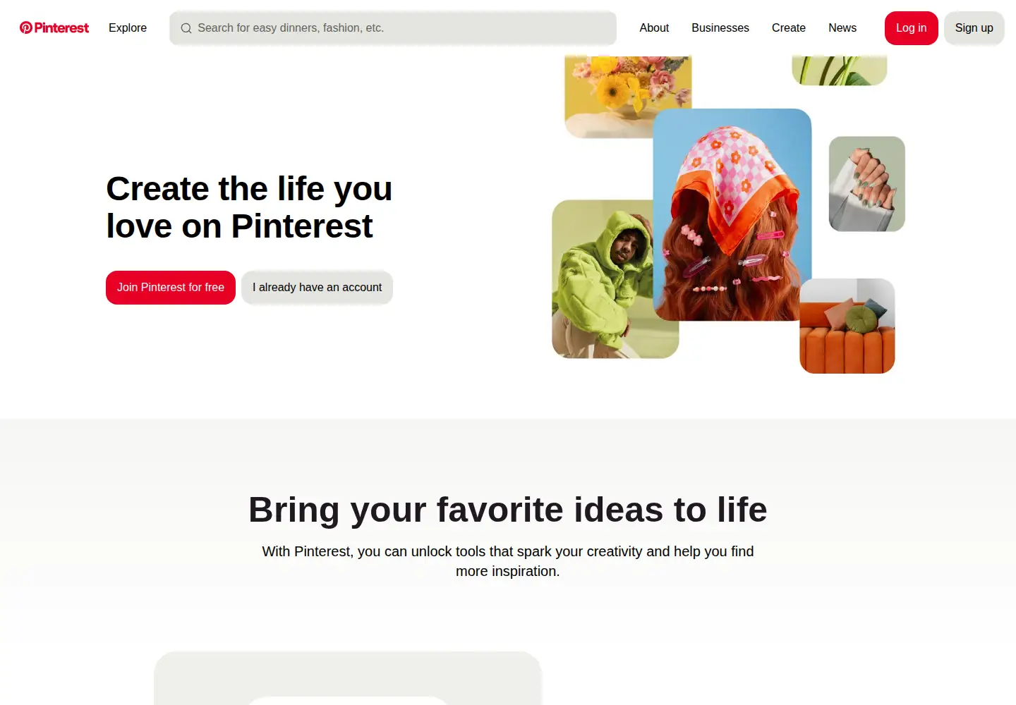 Screenshot of pinterest.it