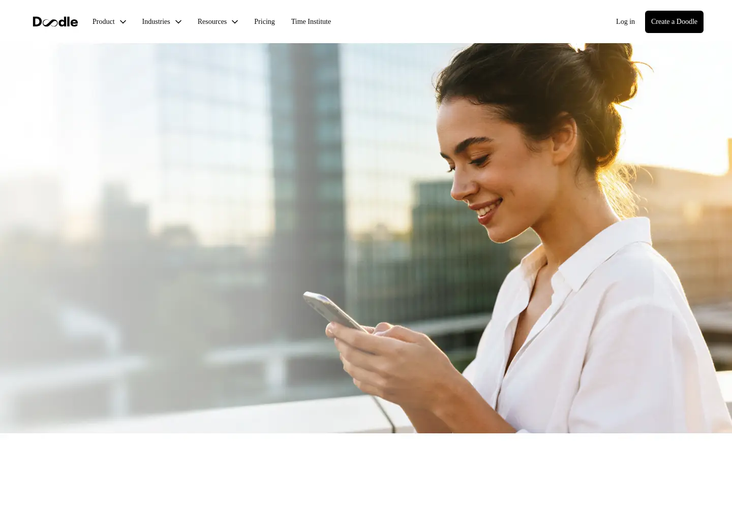 Screenshot of doodle.com