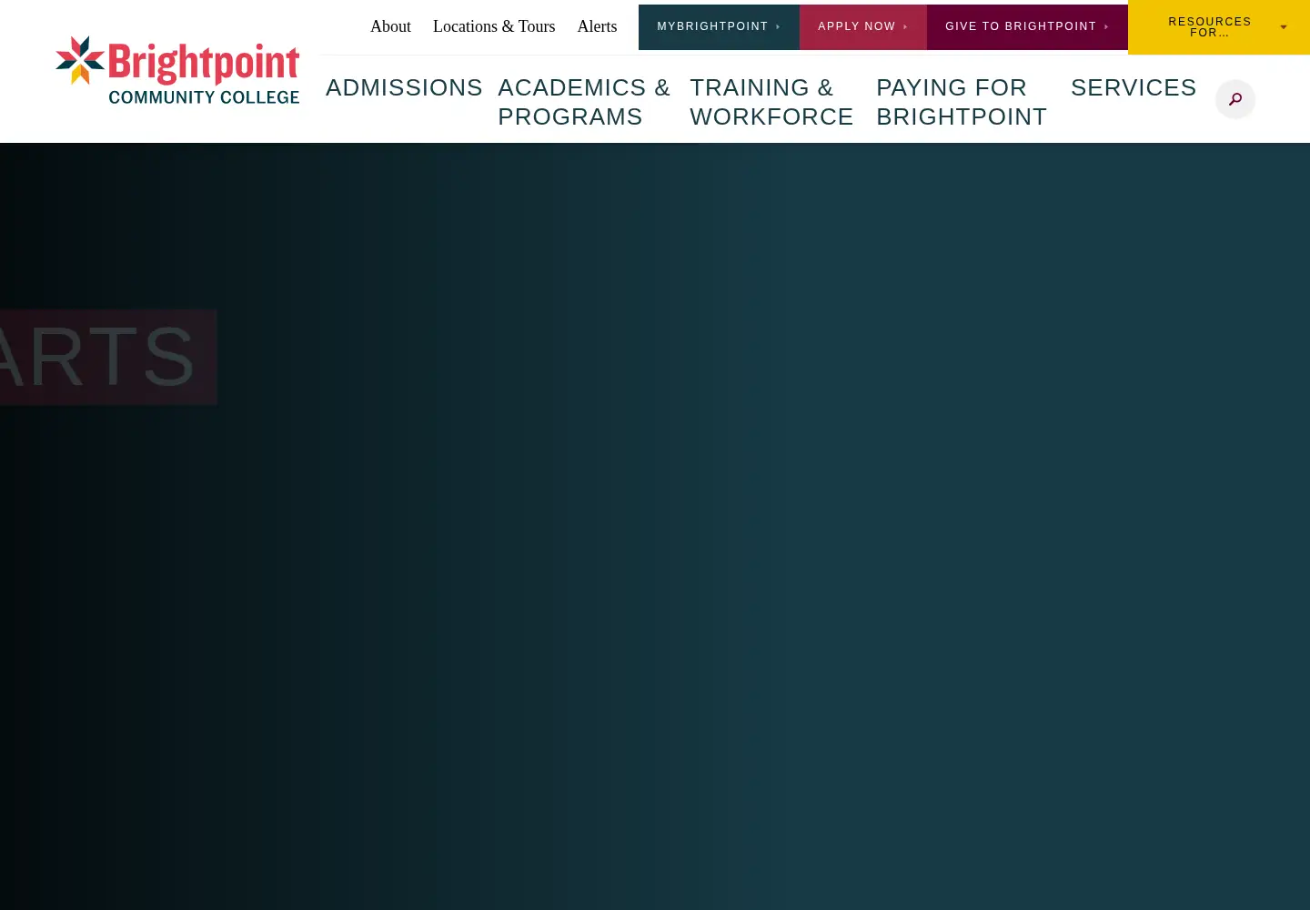 Screenshot of brightpoint.edu