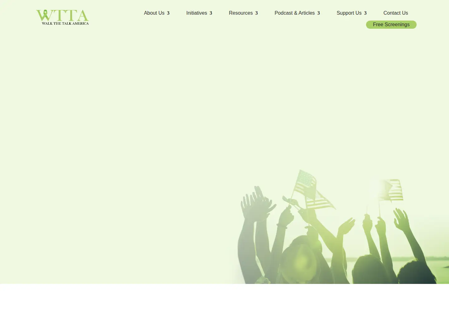 Screenshot of walkthetalkamerica.org