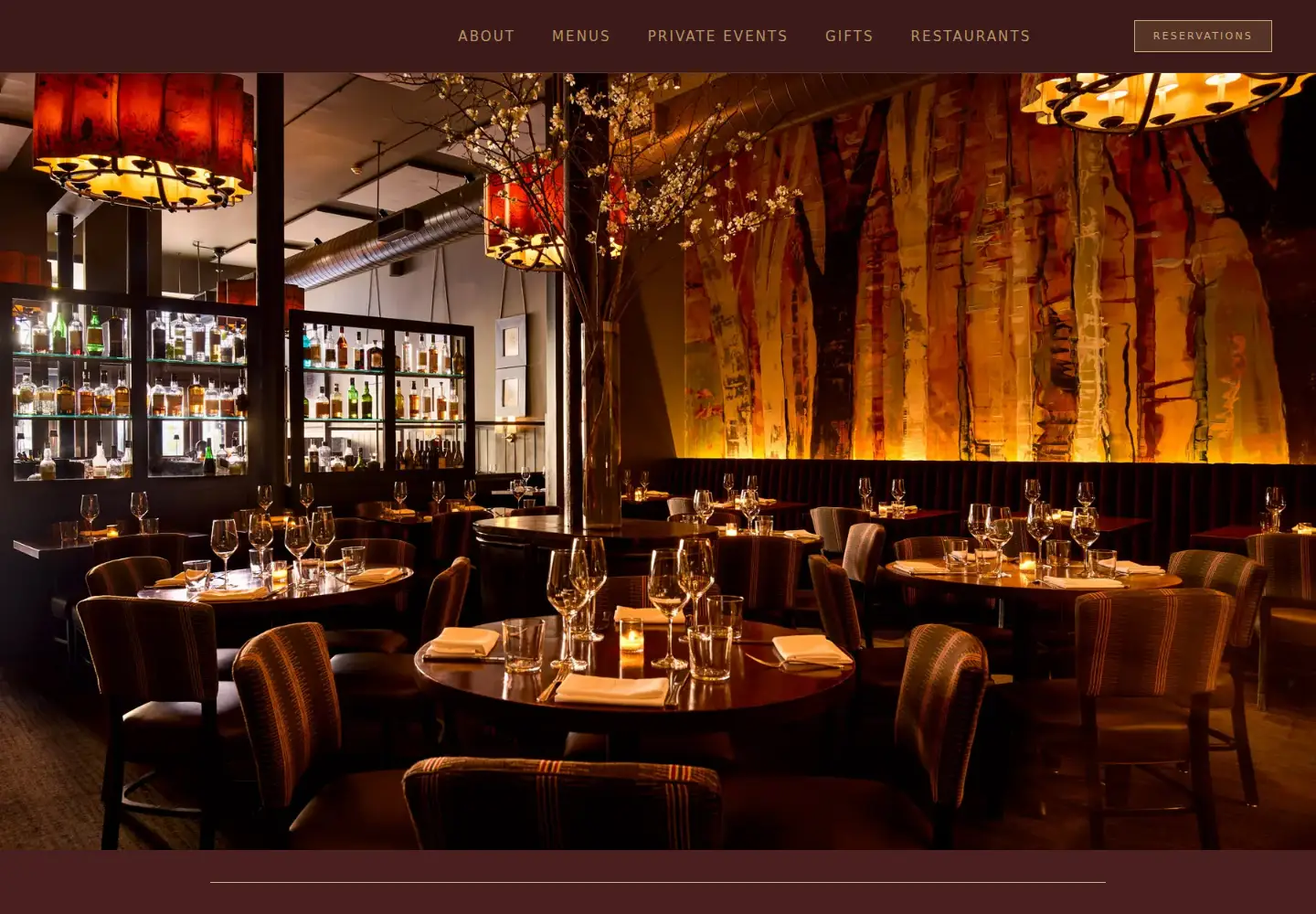 Captured homepage of forkrestaurant.com in the current scan