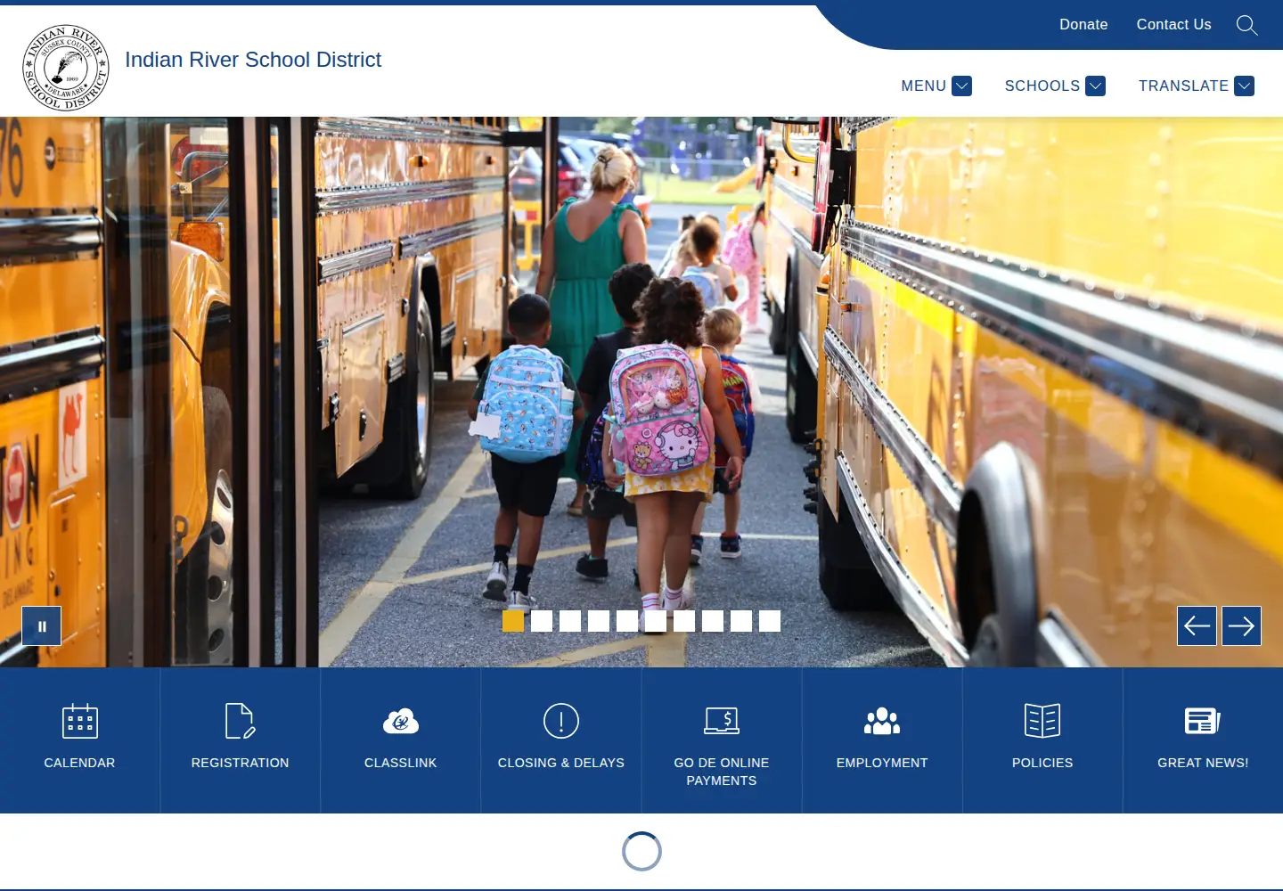 Screenshot of irsd.net