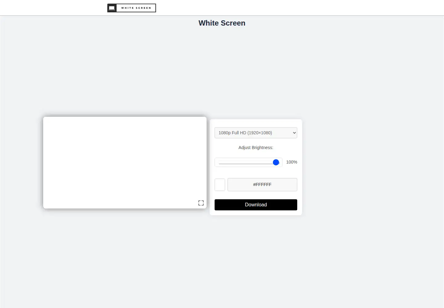 Screenshot of whitescreen.vip