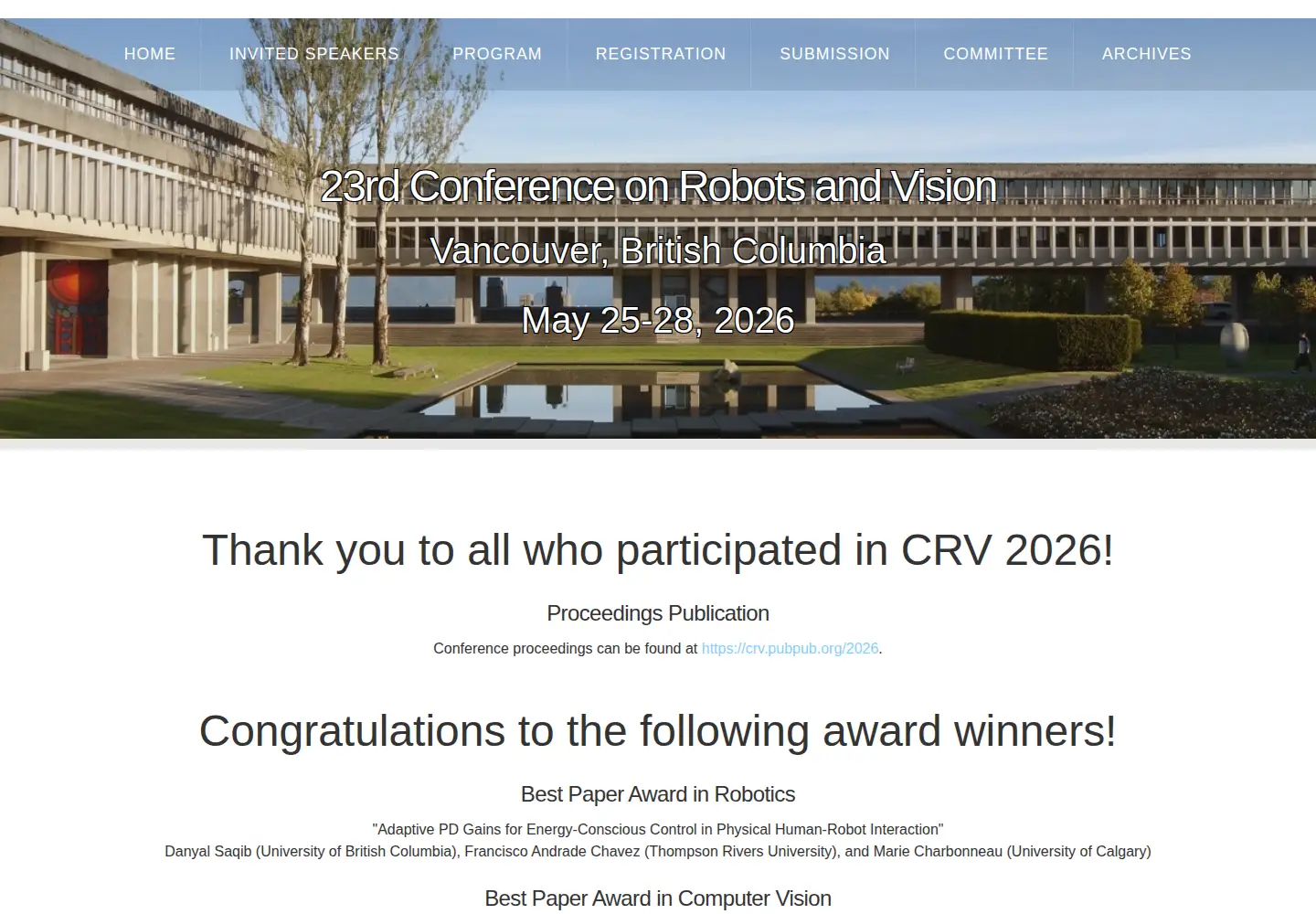 Screenshot of computerrobotvision.org
