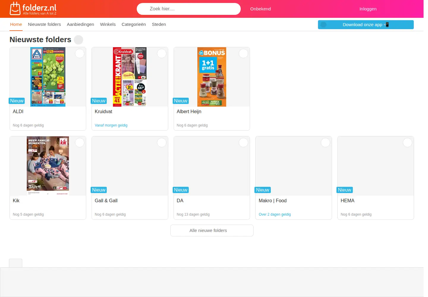 Screenshot of folderz.nl