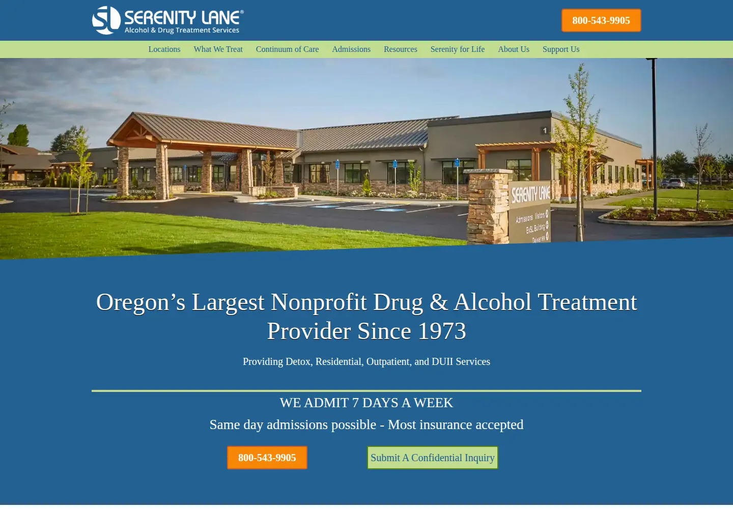 Screenshot of serenitylane.org