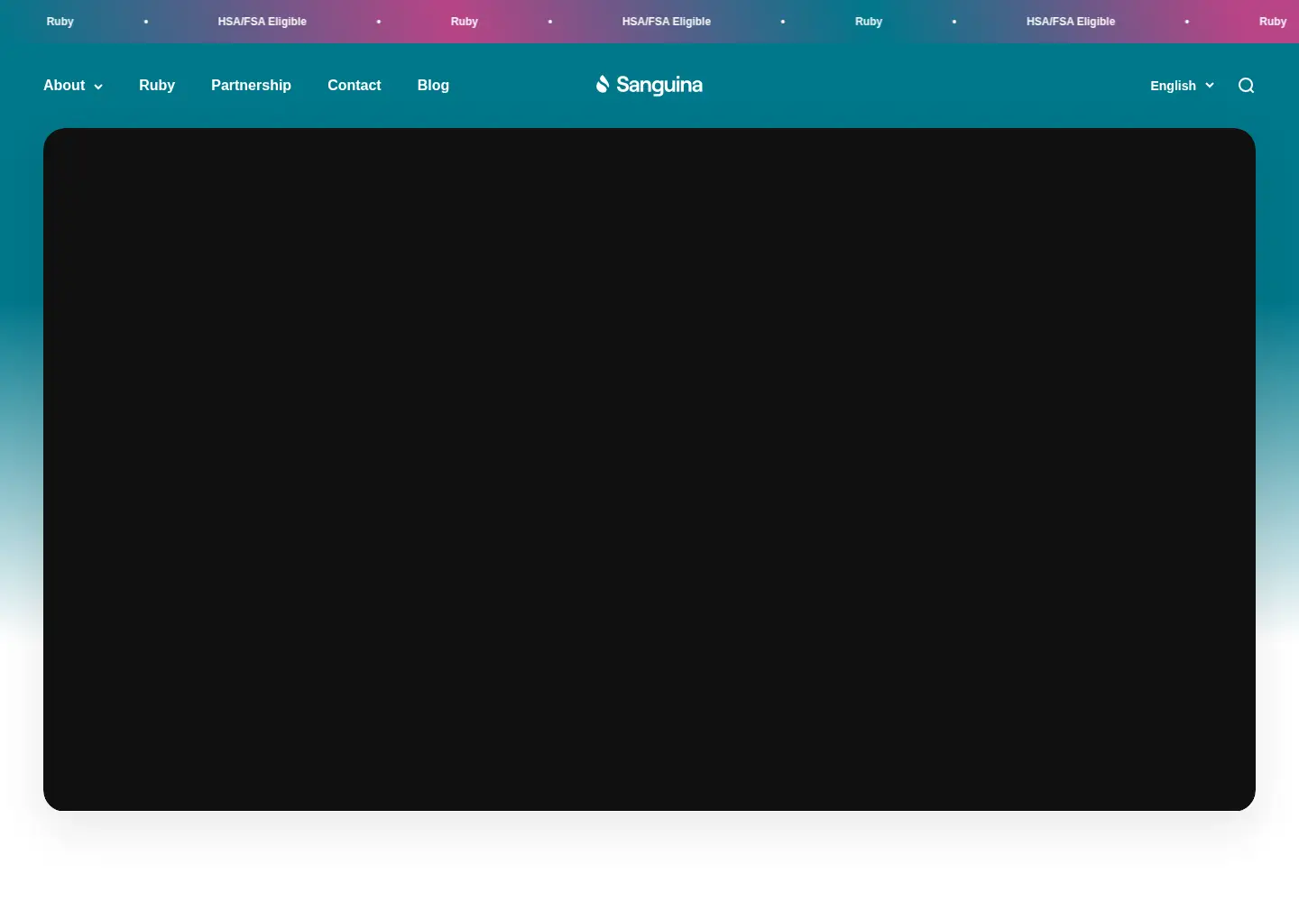 Screenshot of sanguina.com