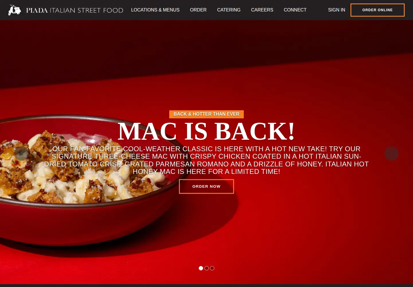 Screenshot of mypiada.com