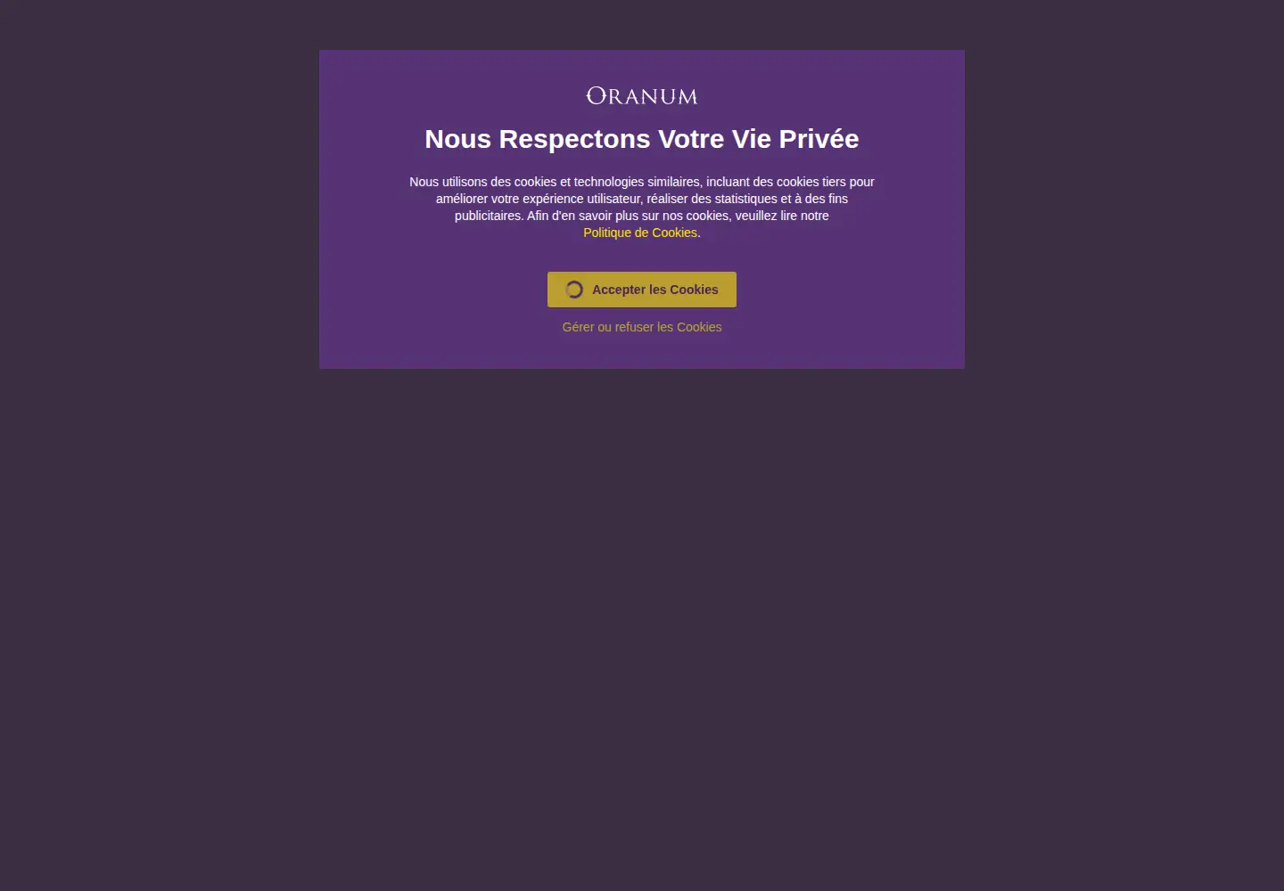 Screenshot of oranum.com