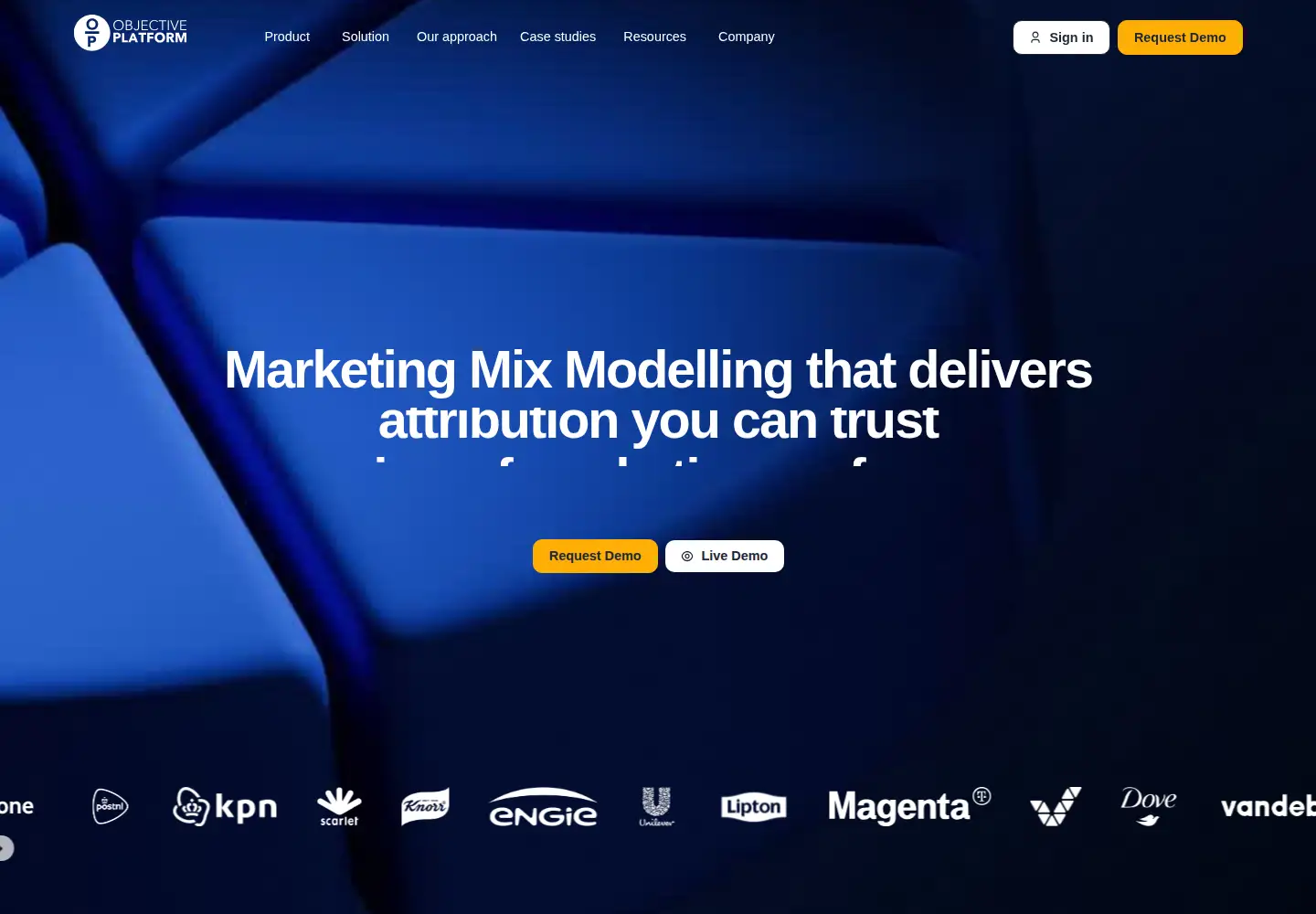 Screenshot of objectivepartners.com