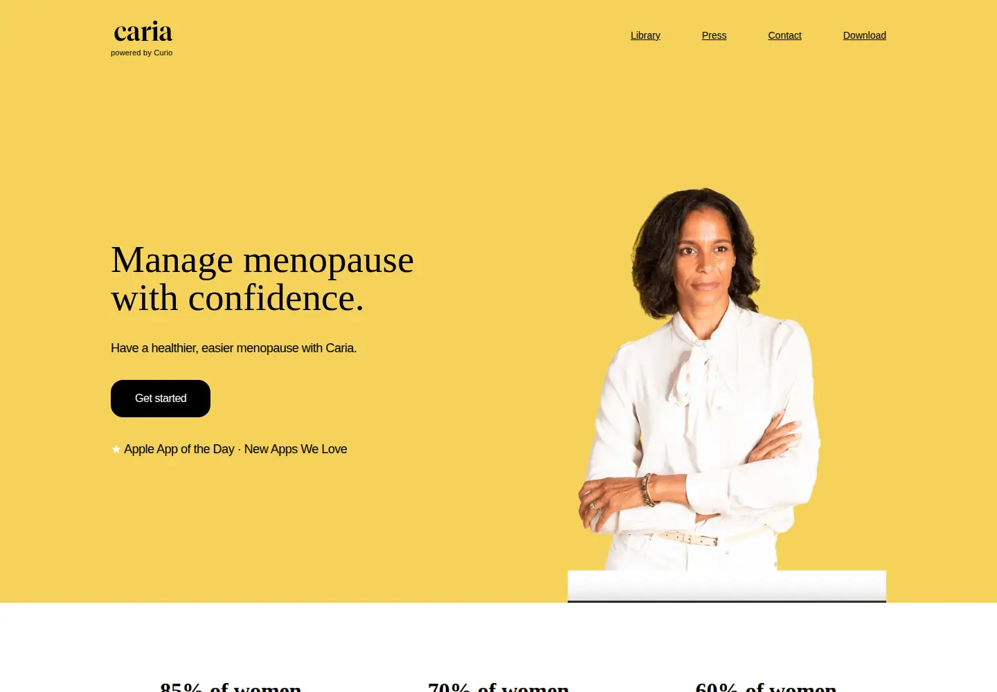 Screenshot of hellocaria.com