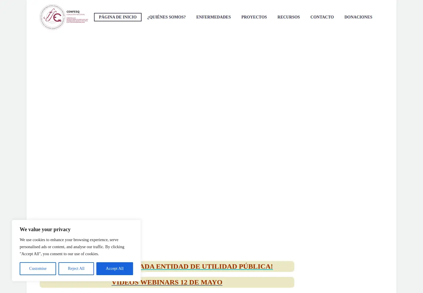 Screenshot of confesq.org