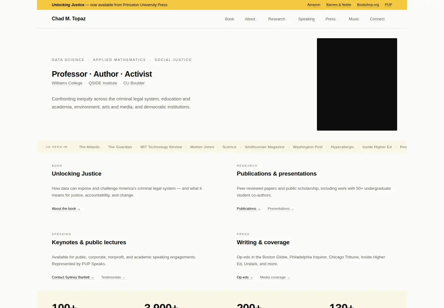 Screenshot of chadtopaz.com