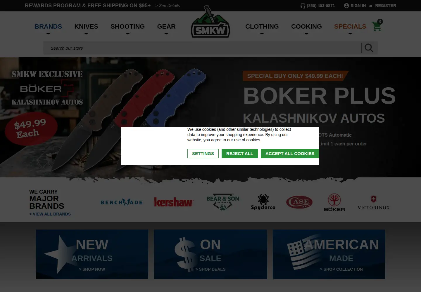 Screenshot of smkw.com