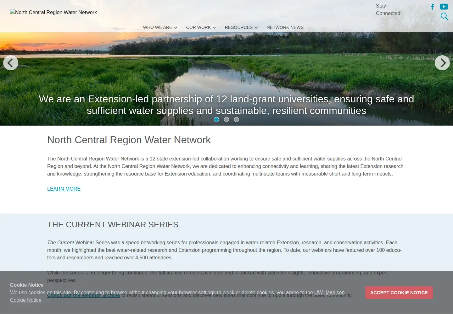Screenshot of northcentralwater.org