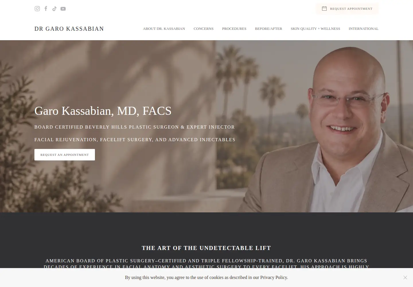 Screenshot of drgarokassabian.com