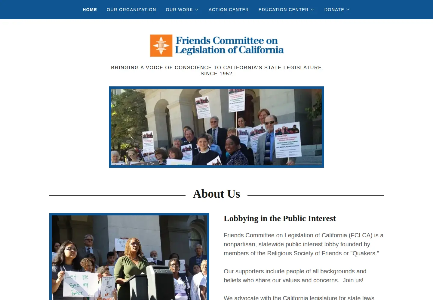 Screenshot of fclca.org