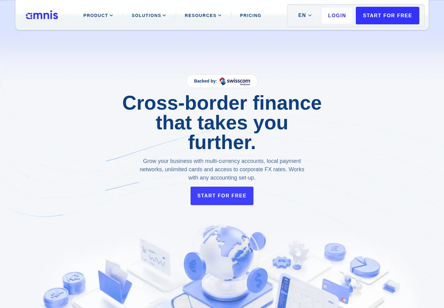 Captured homepage of amnistreasury.com in the current scan