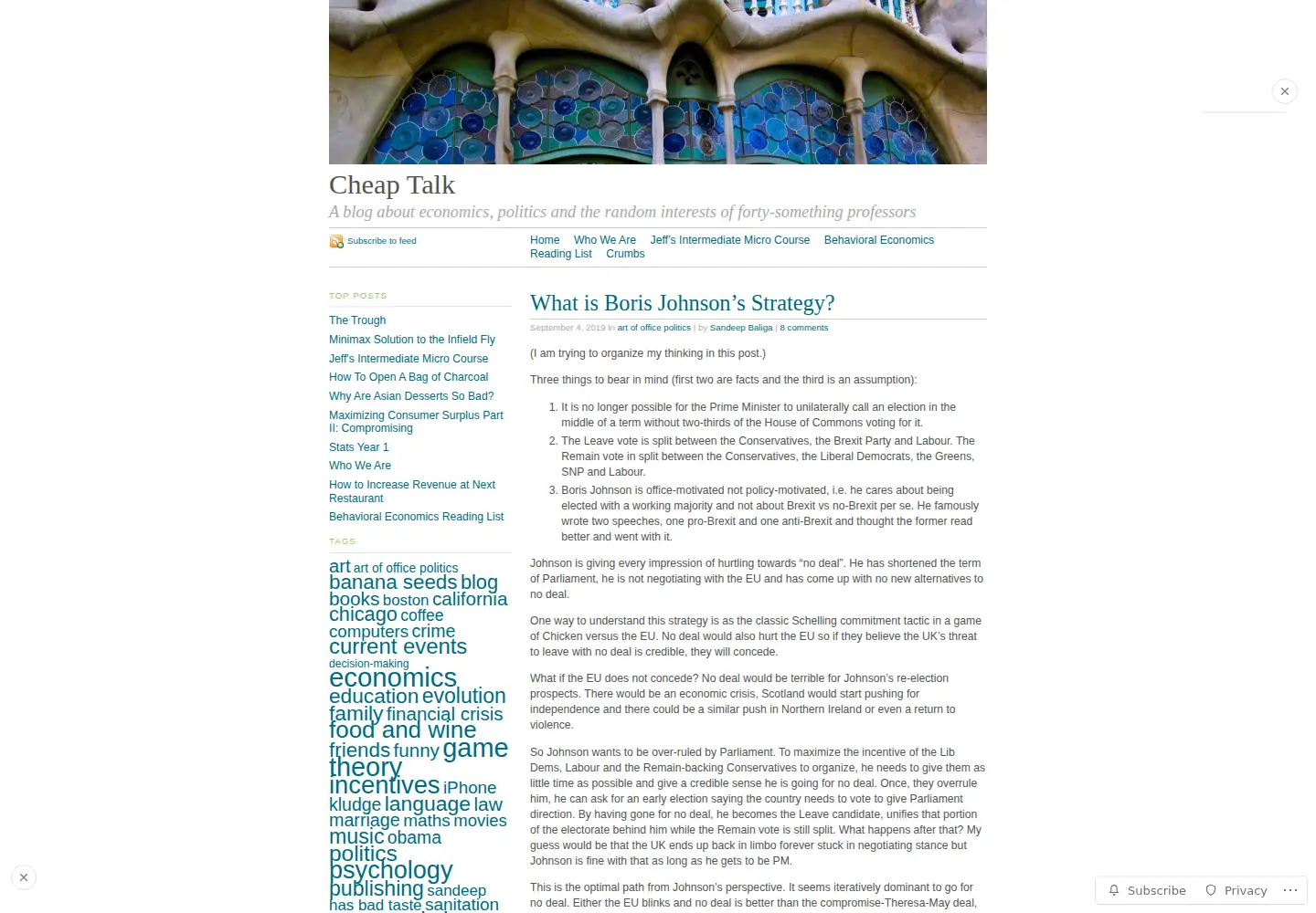 Captured homepage of cheaptalk.org in the current scan