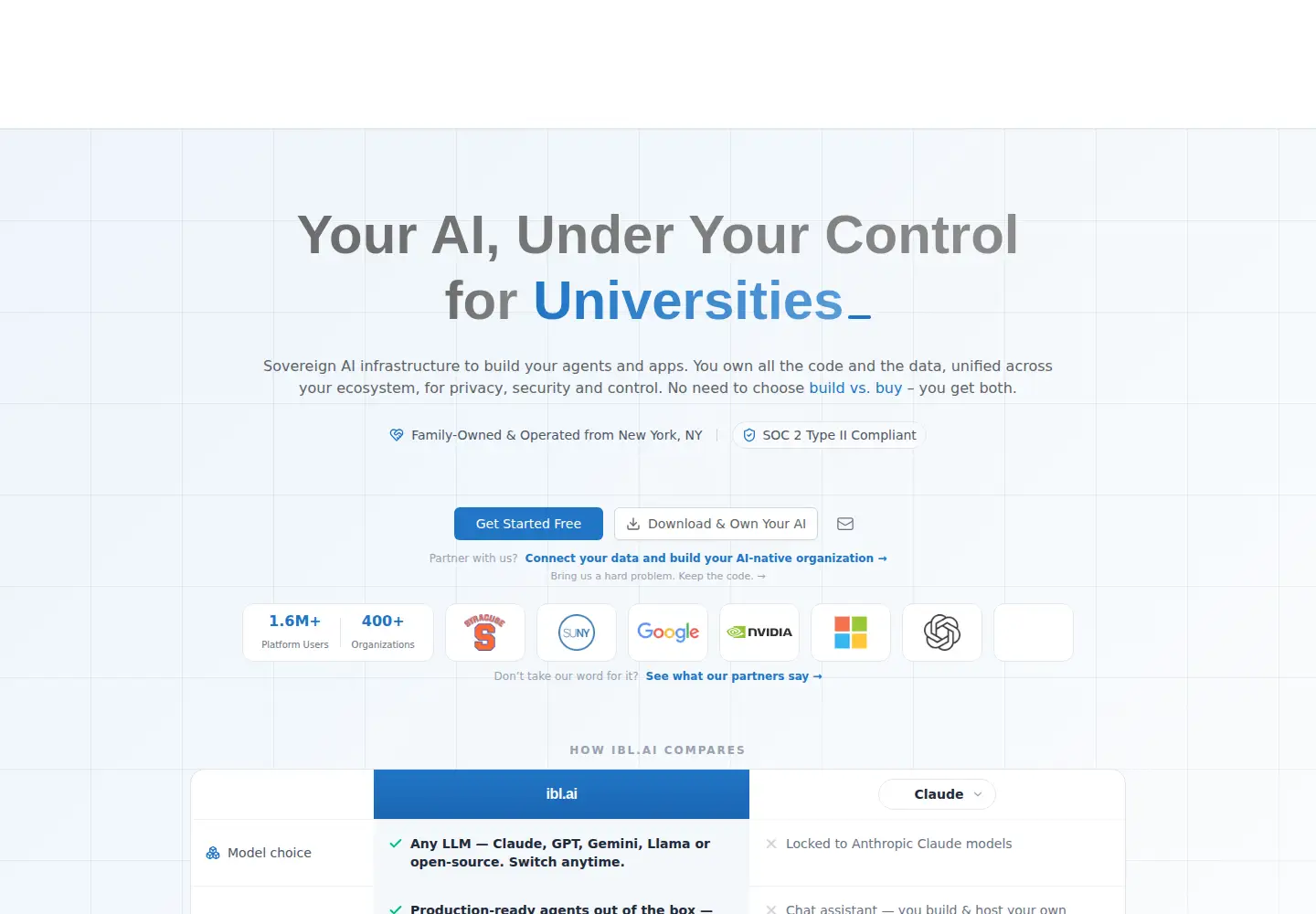 Screenshot of ibleducation.com