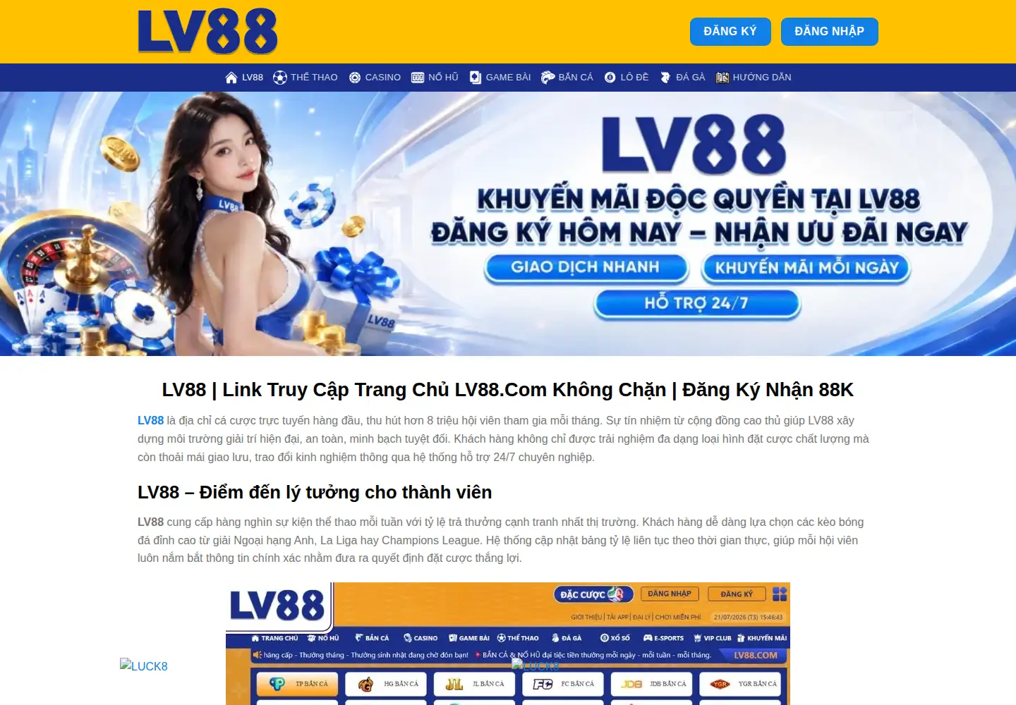 Screenshot of lv88.boston