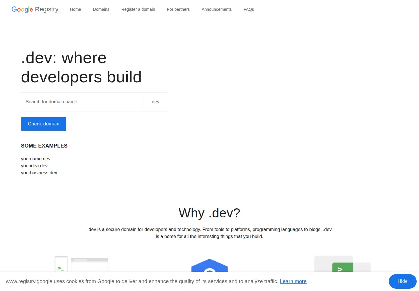 Screenshot of get.dev