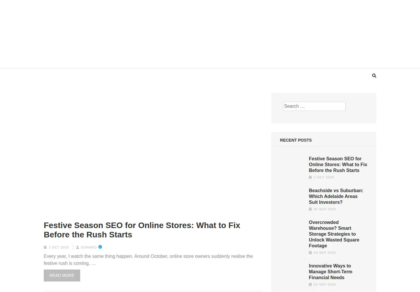 Screenshot of itmblog.com