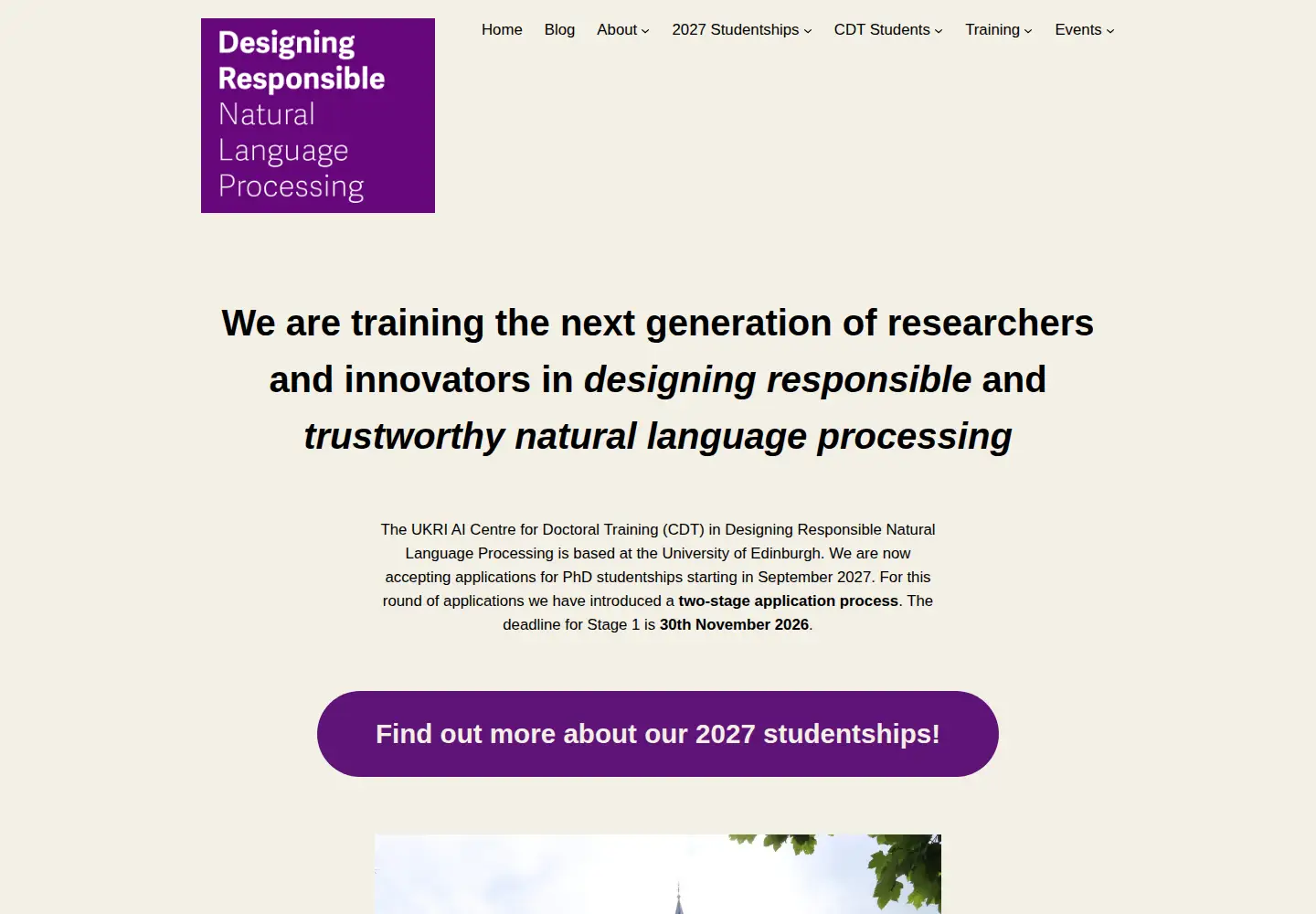 Screenshot of responsiblenlp.org