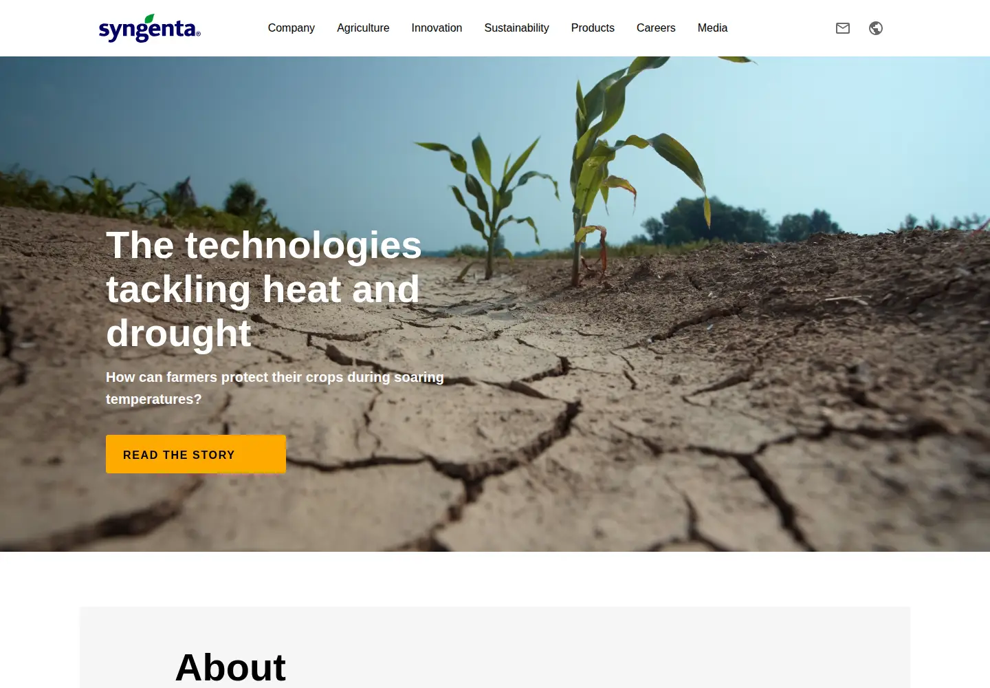 Screenshot of syngenta.com