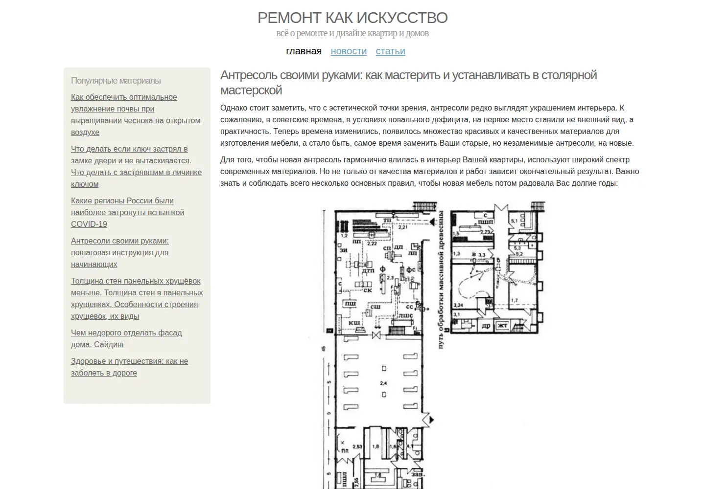 Captured homepage of dom-na-vodah.ru in the current scan