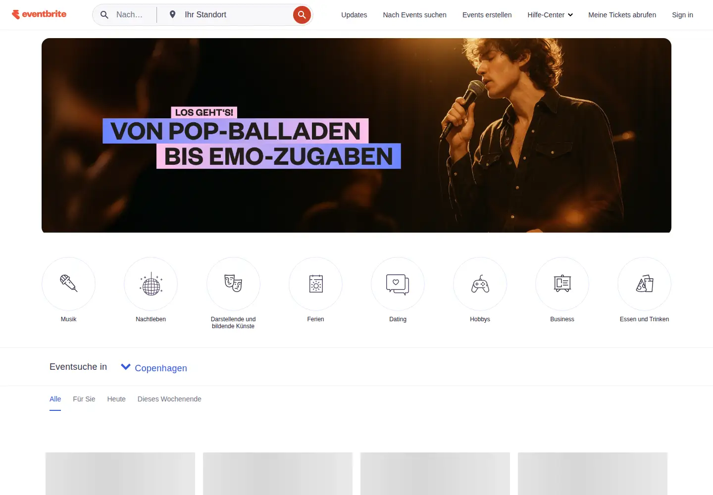 Screenshot of eventbrite.de