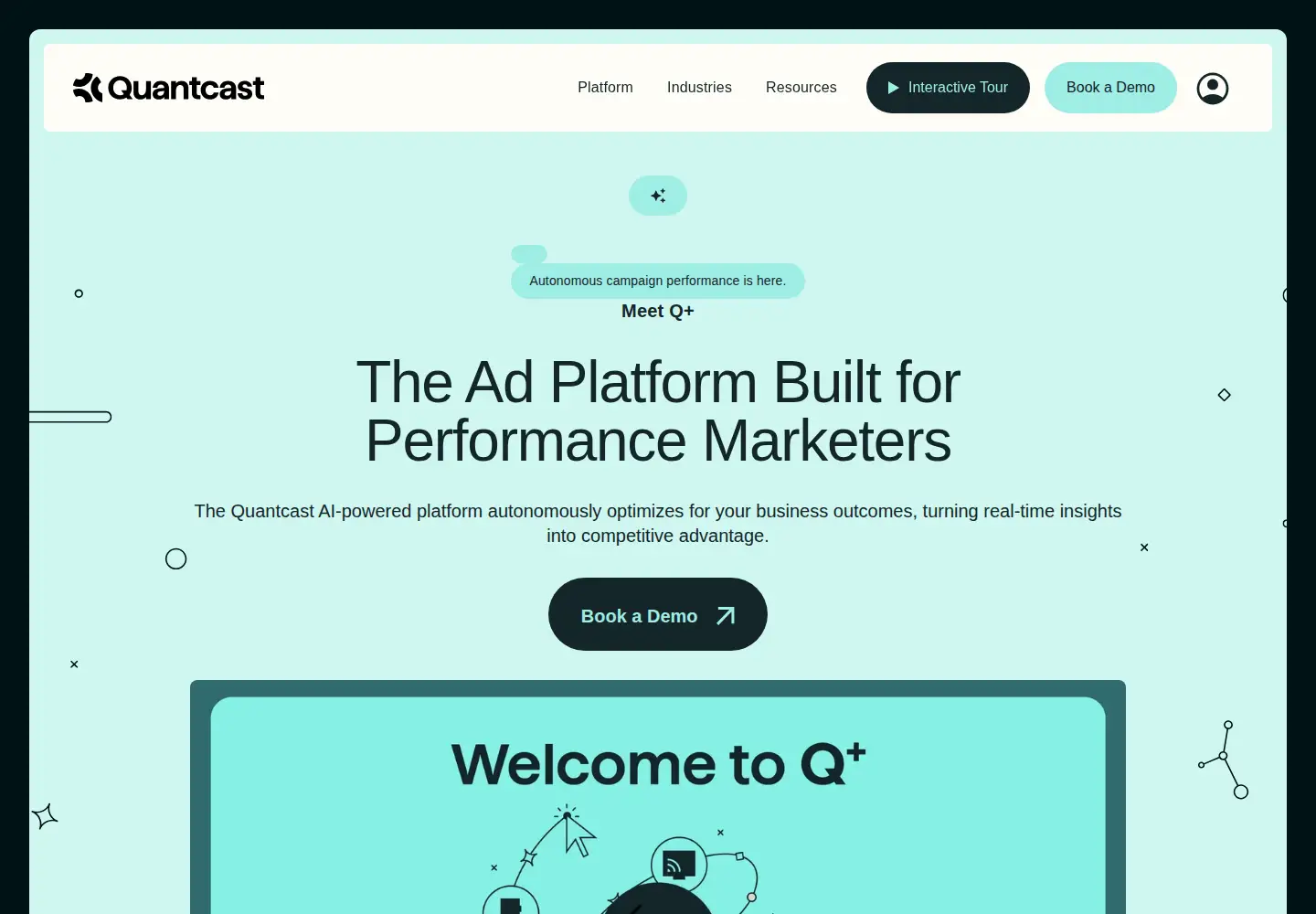 Screenshot of quantcast.com