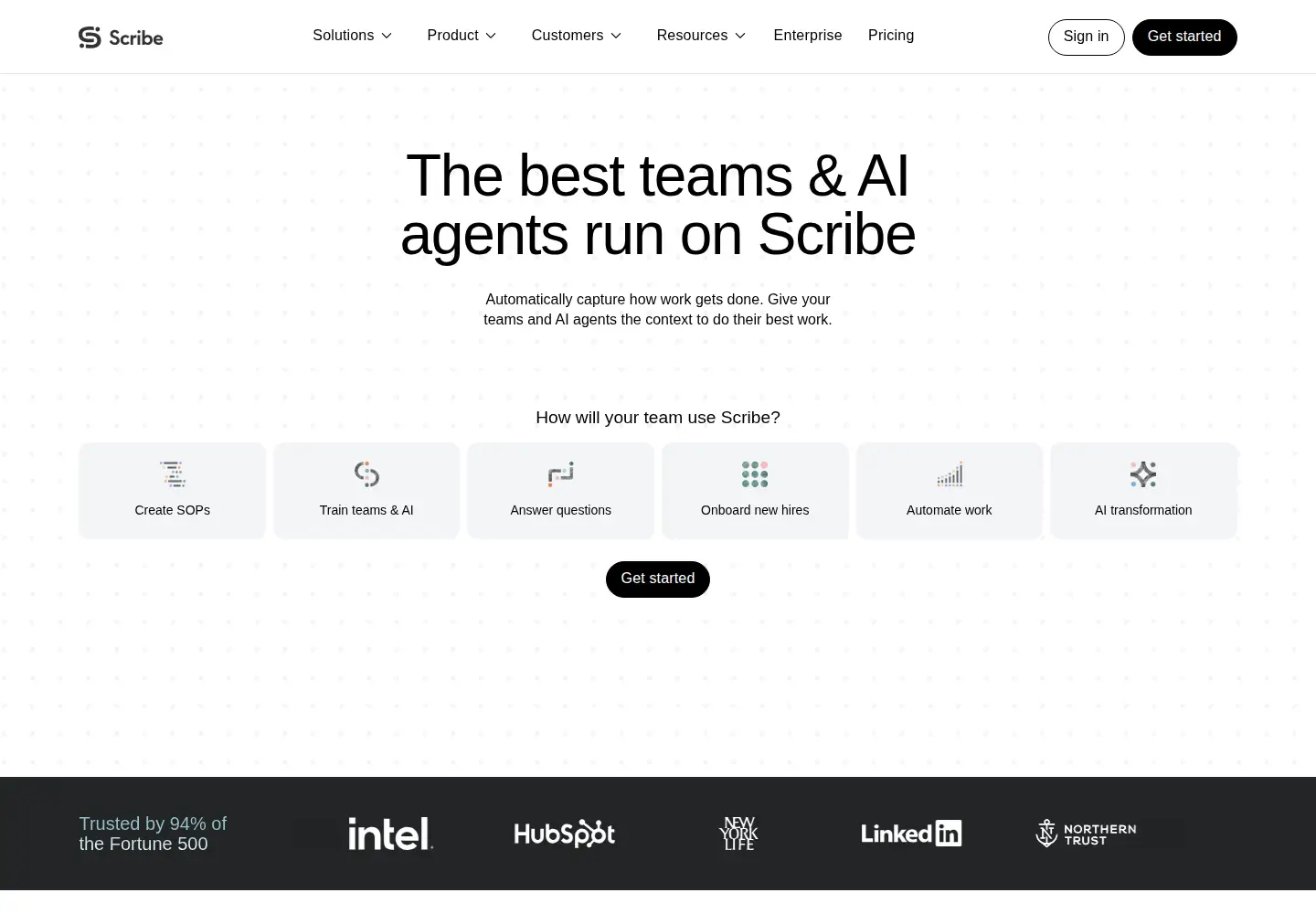 Screenshot of scribehow.com