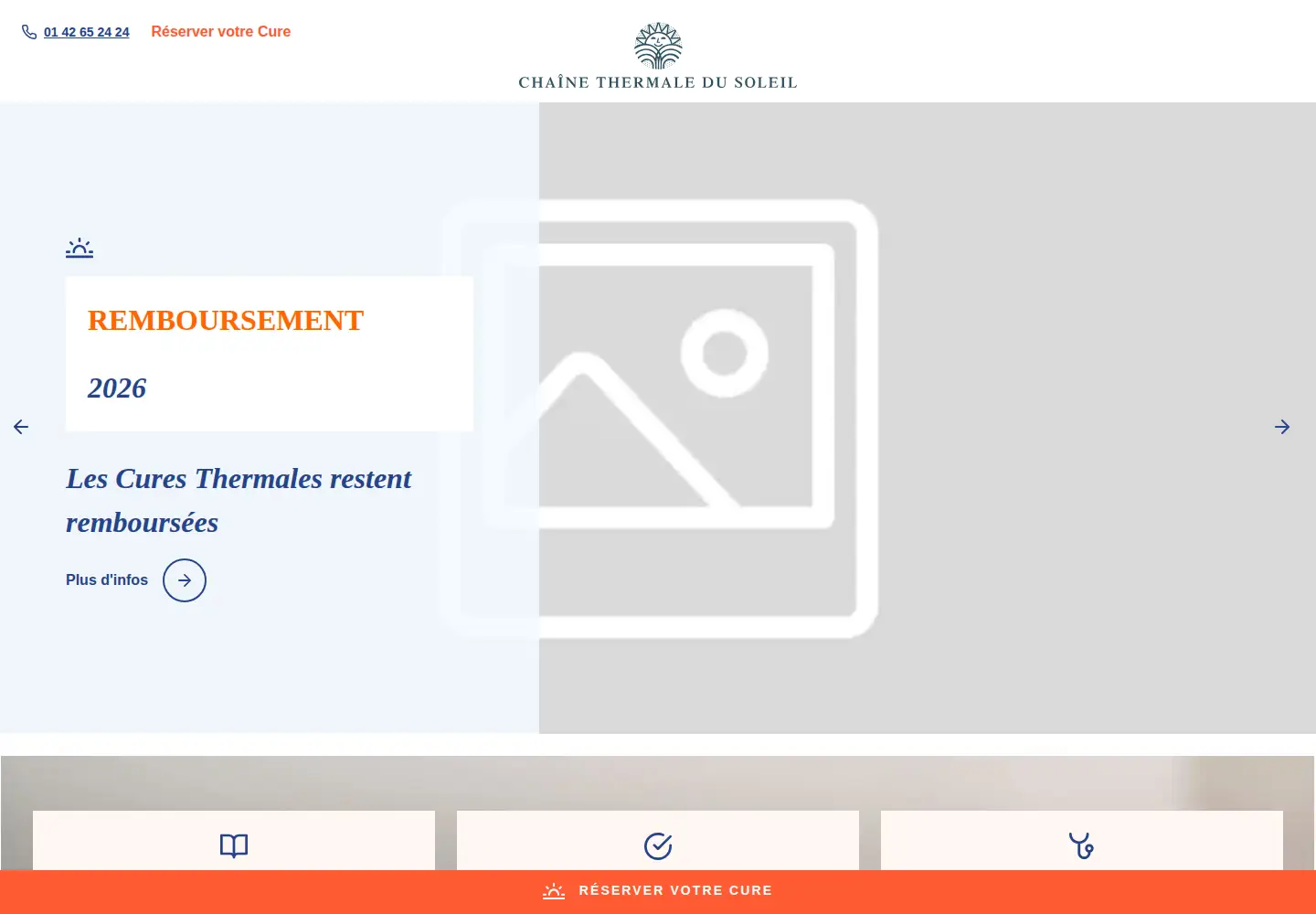 Screenshot of chainethermale.fr