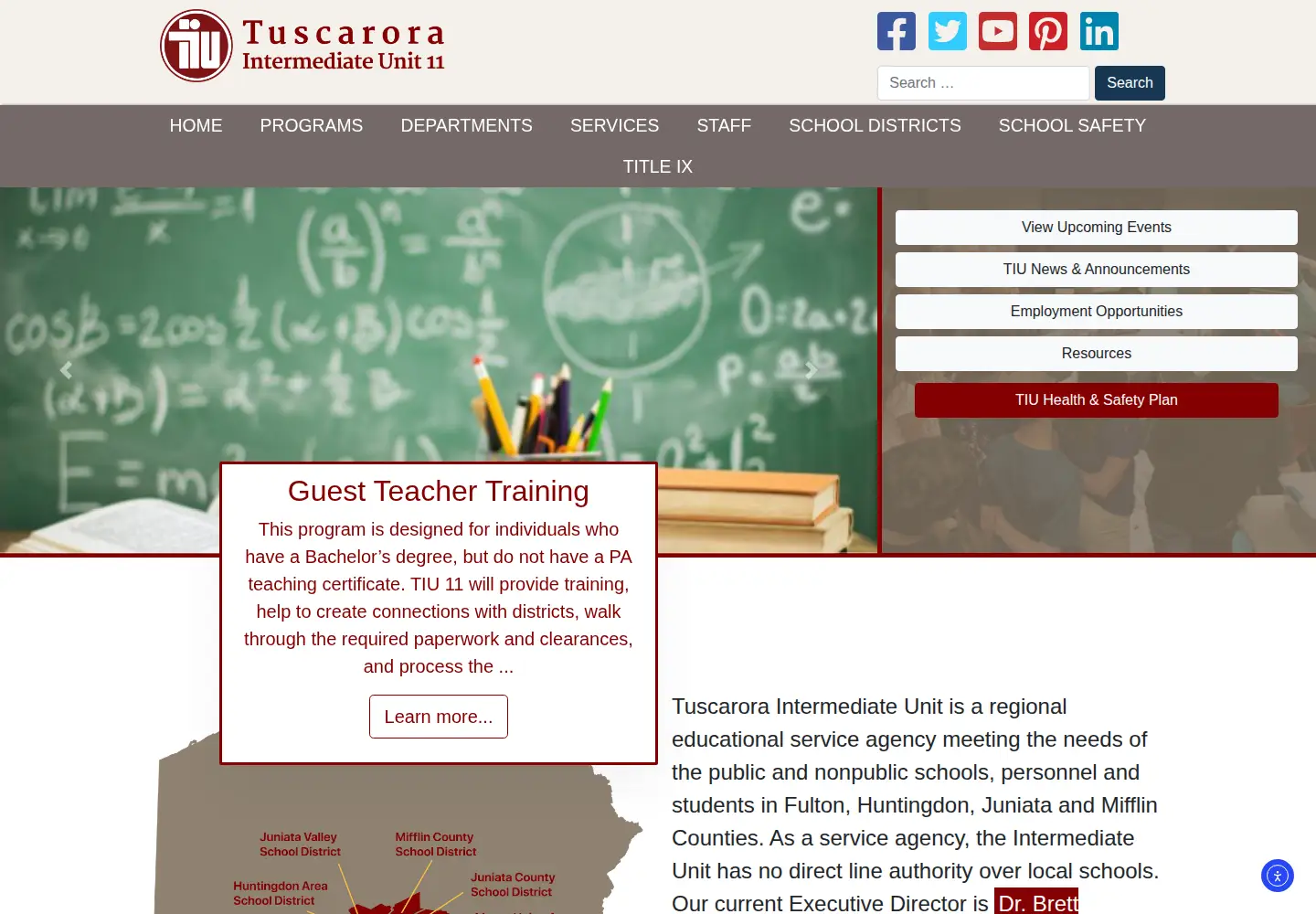Screenshot of tiu11.org