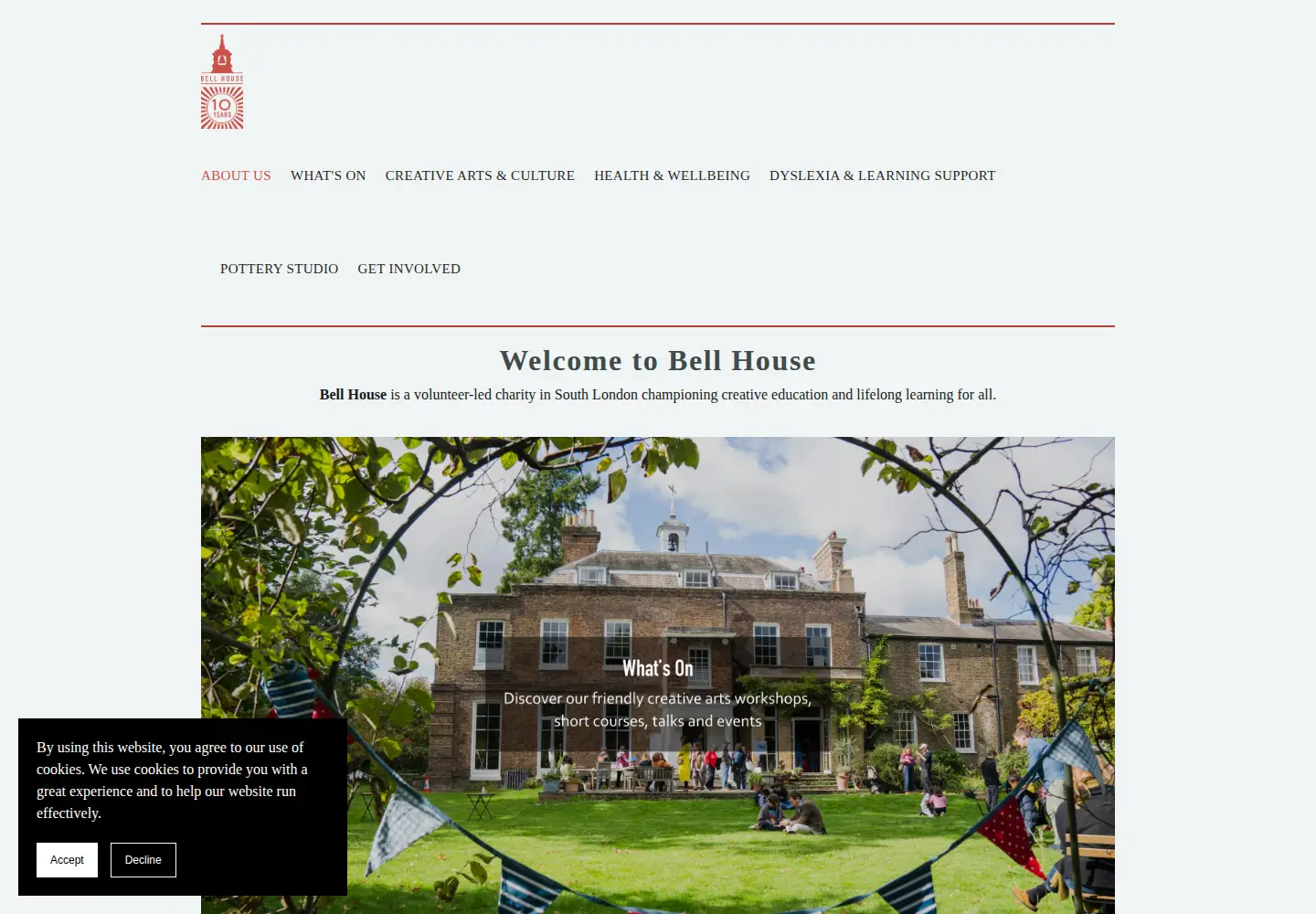Screenshot of bellhouse.co.uk