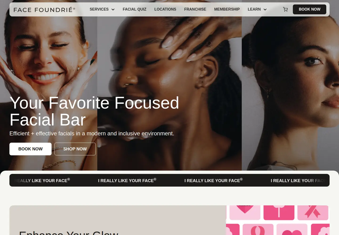 Screenshot of facefoundrie.com