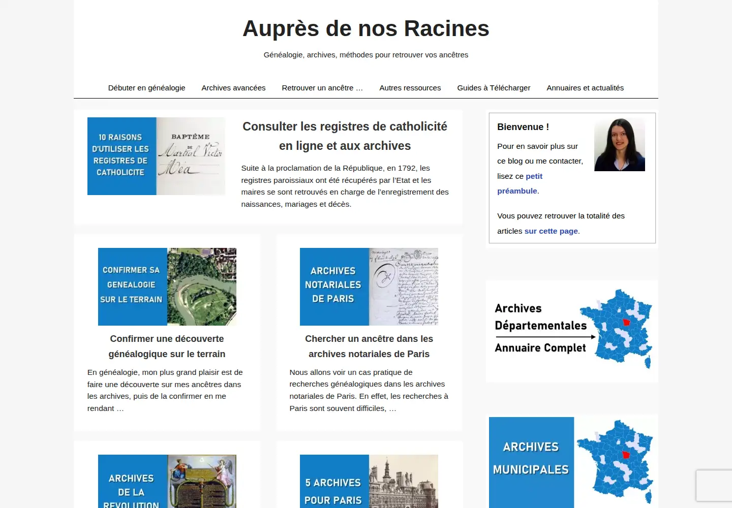 Screenshot of aupresdenosracines.com