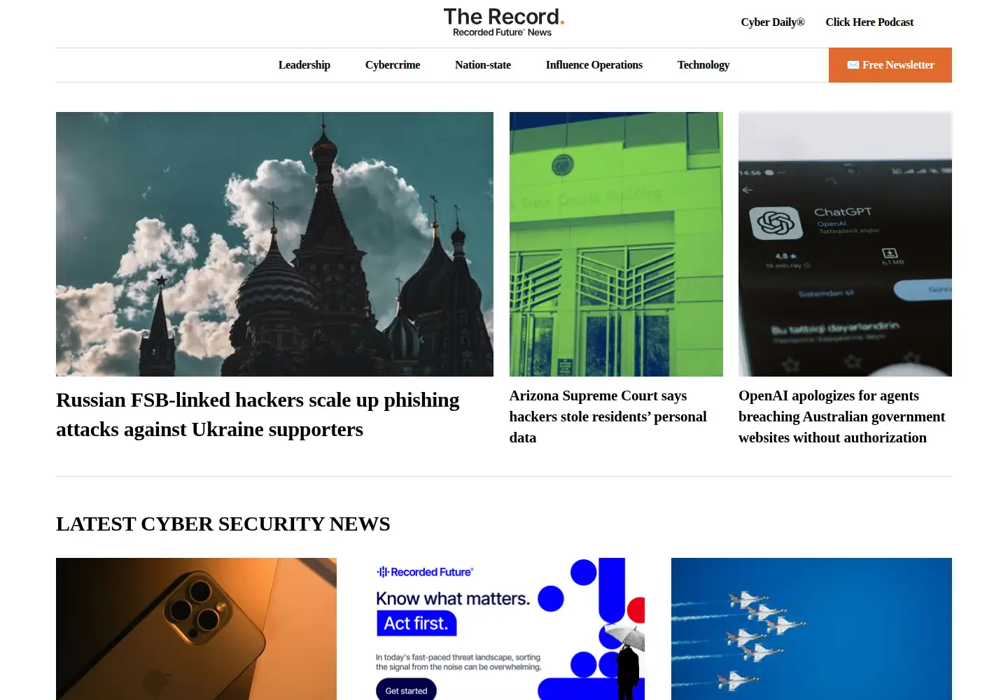 Screenshot of therecord.media
