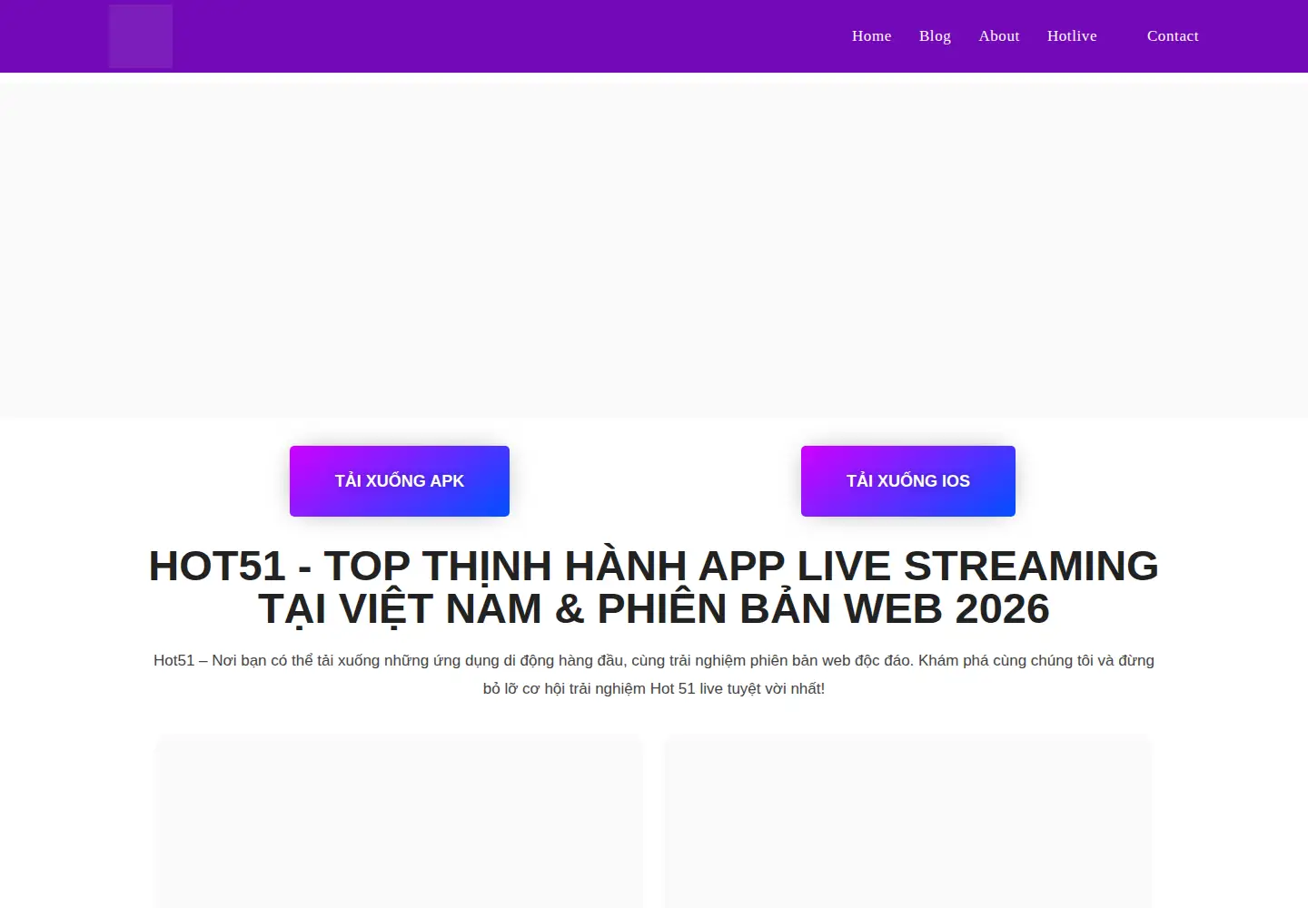 Screenshot of hot51vn.com