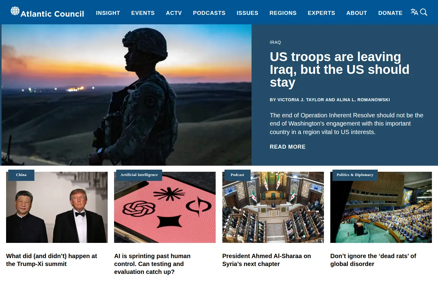 Screenshot of atlanticcouncil.org