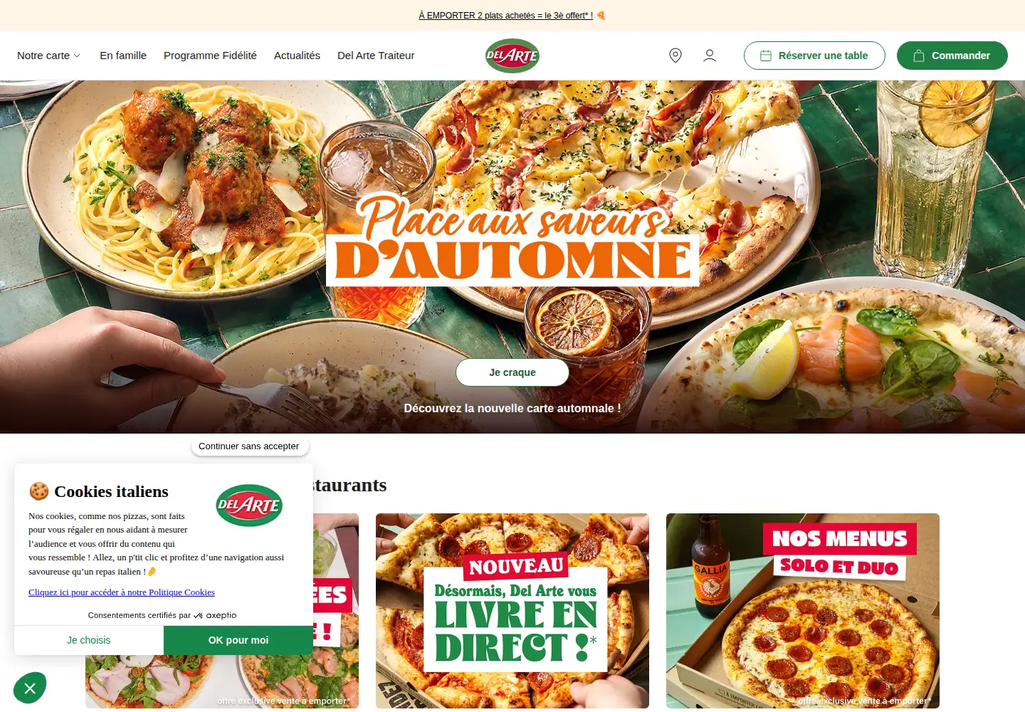 Screenshot of delarte.fr