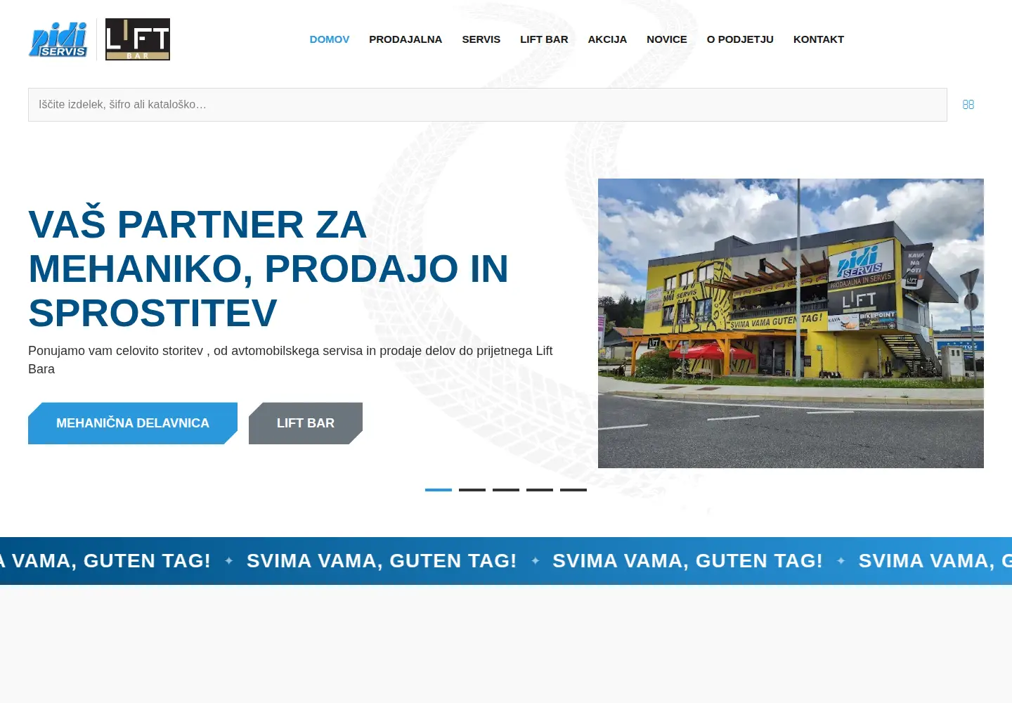 Screenshot of pidi-servis.si