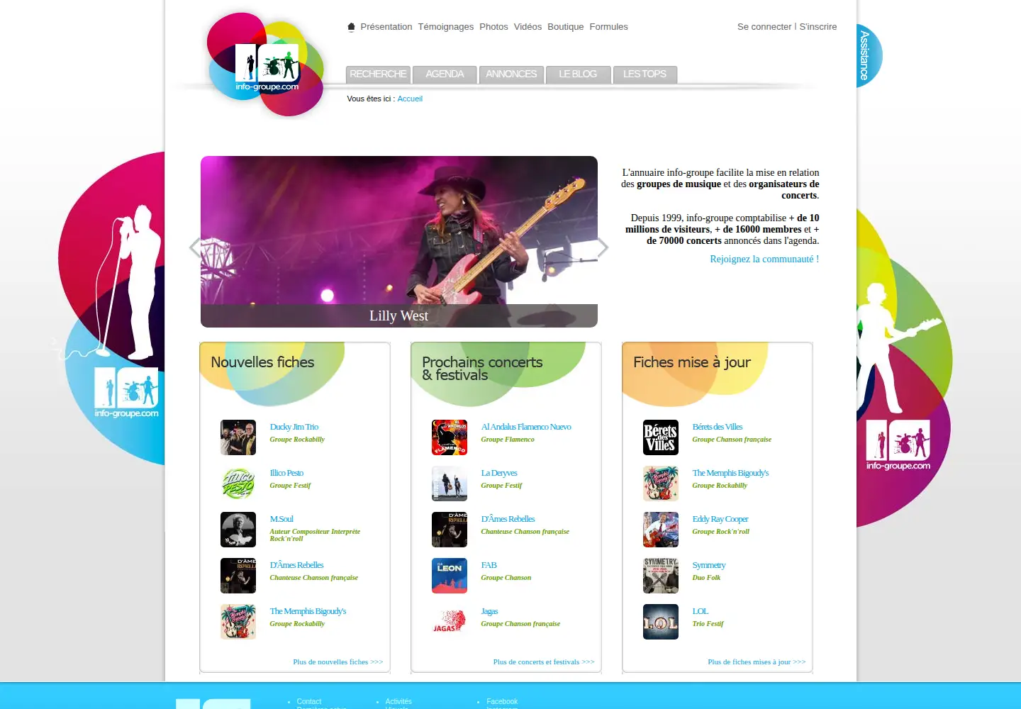 Captured homepage of info-groupe.com in the current scan