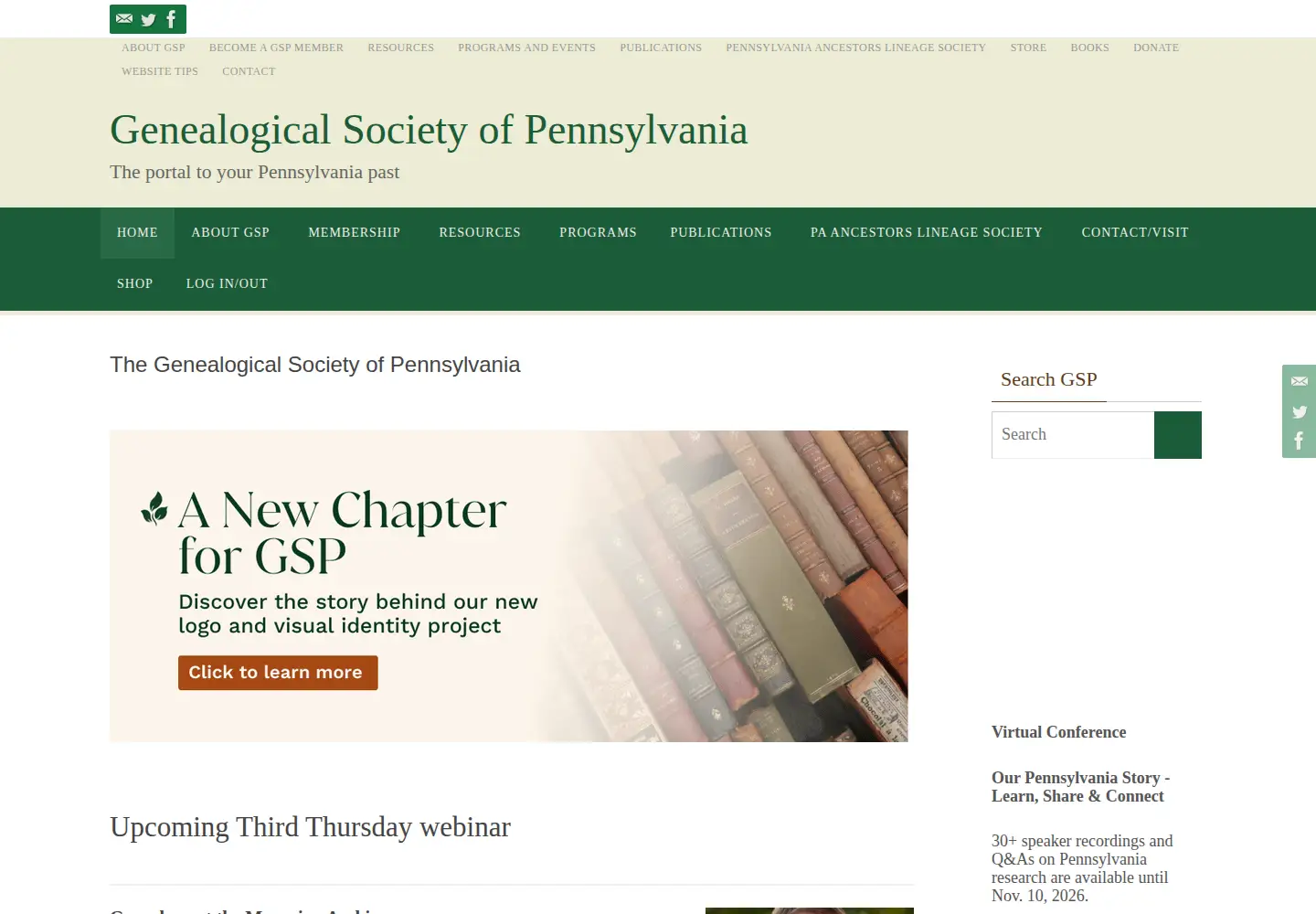 Screenshot of genpa.org