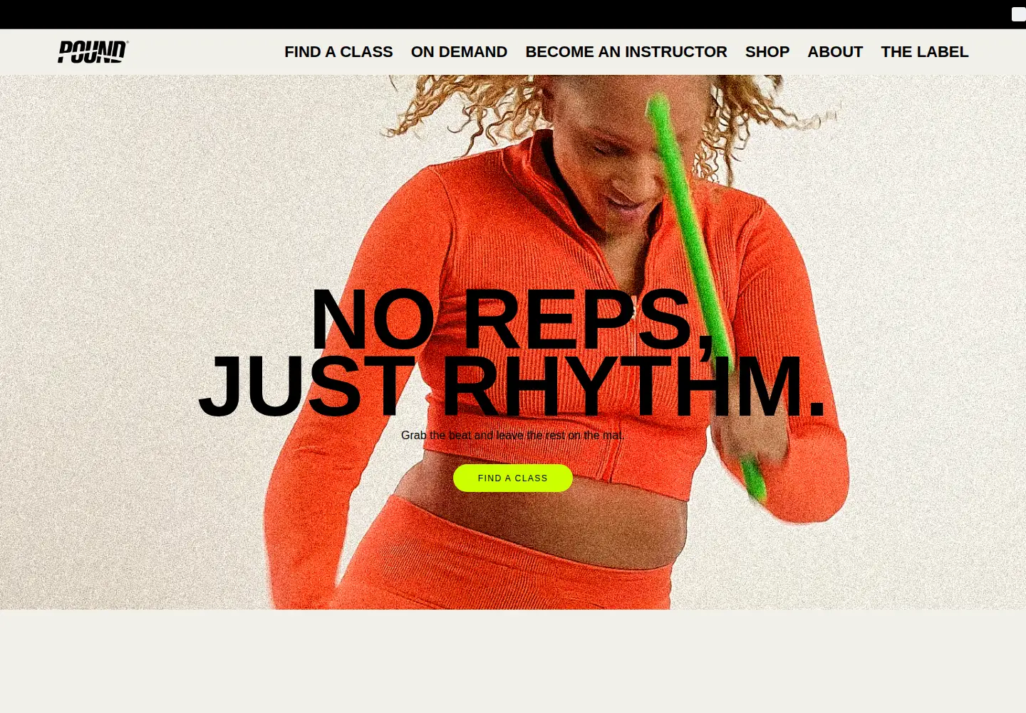 Captured homepage of poundfit.com in the current scan