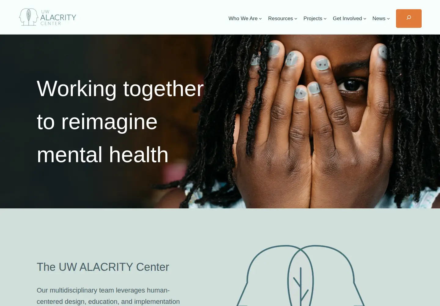 Captured homepage of uwalacrity.org in the current scan
