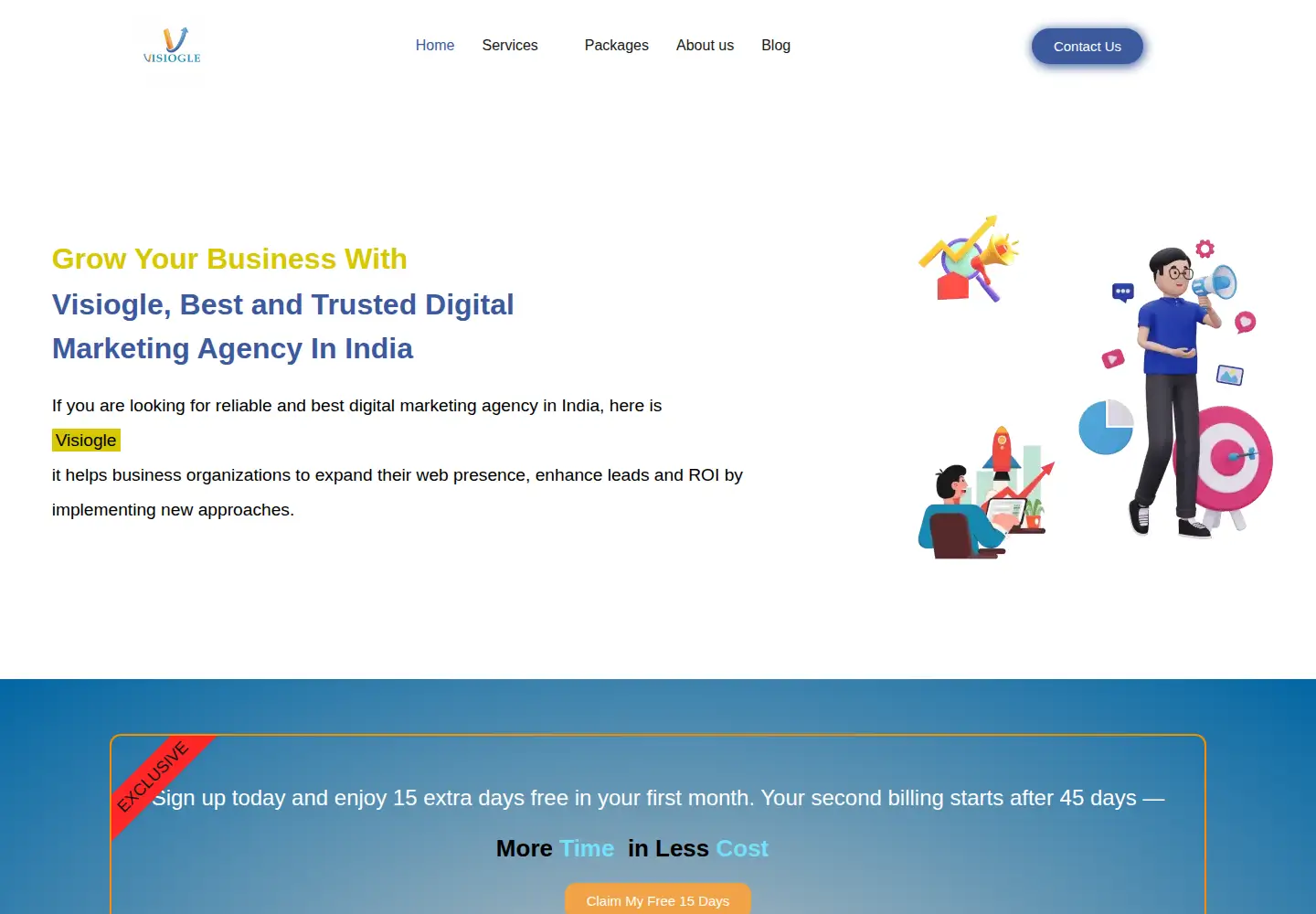 Screenshot of visiogle.com