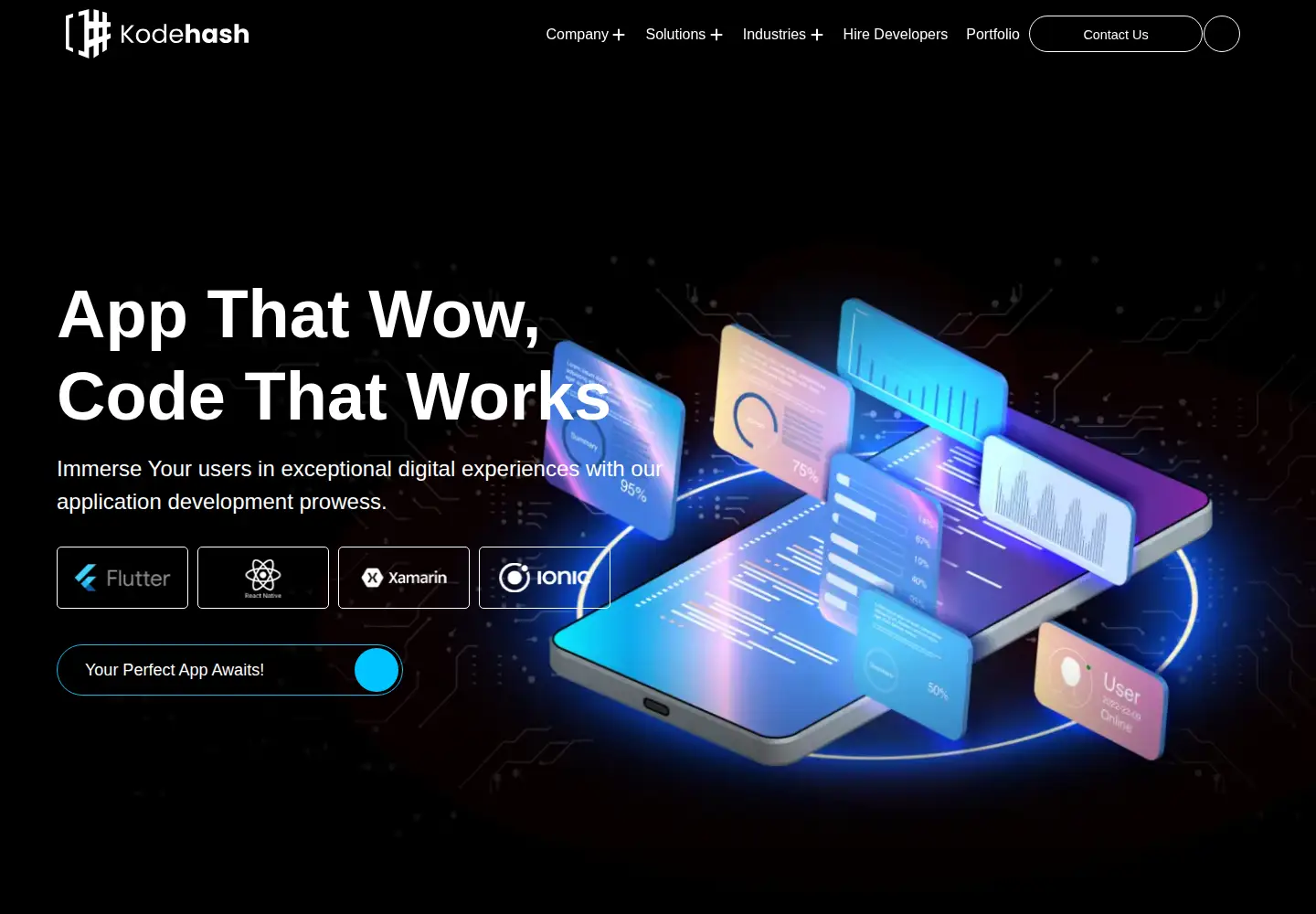Screenshot of kodehash.com